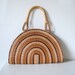 Vintage 70s Woven Sunshine Beach Bag