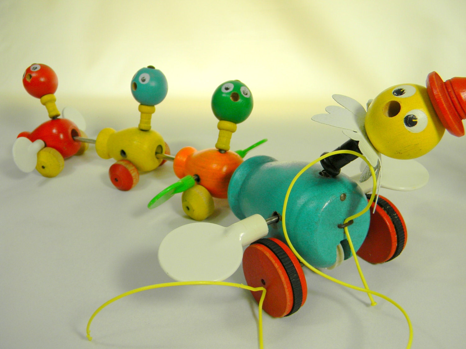 Fisher Price Gabby Goofies. Pull Toy.1956. SALE
