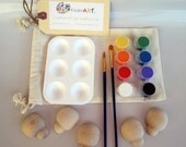 DIY Wooden Ladybugs and Paint Kit in a Bag Arts and Crafts for Kids