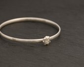 White Topaz Bangle - Bracelet