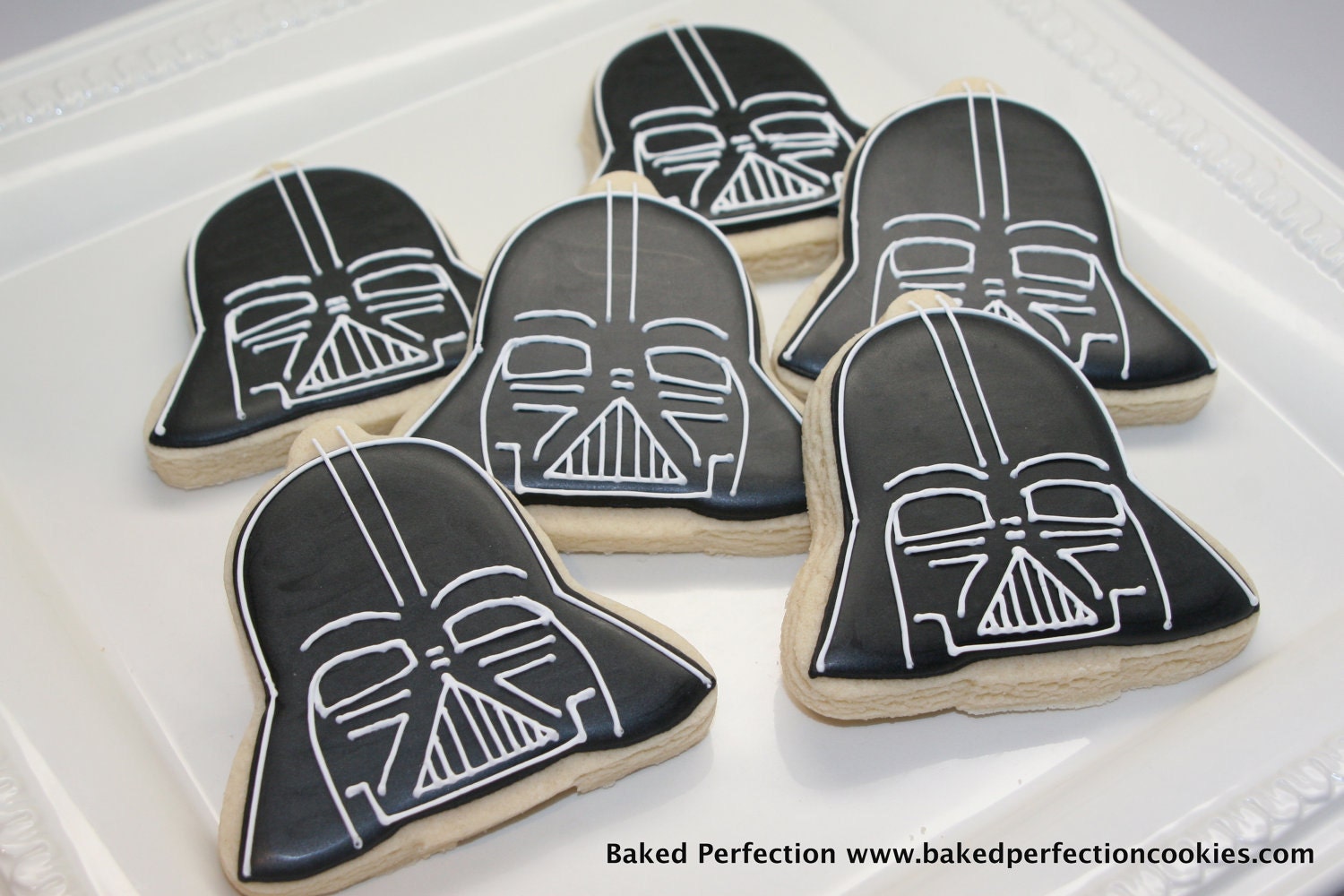 Darth Vader Star Wars Cookies for Birthday Party, Star Wars Movie Night, Star Wars Theme Party