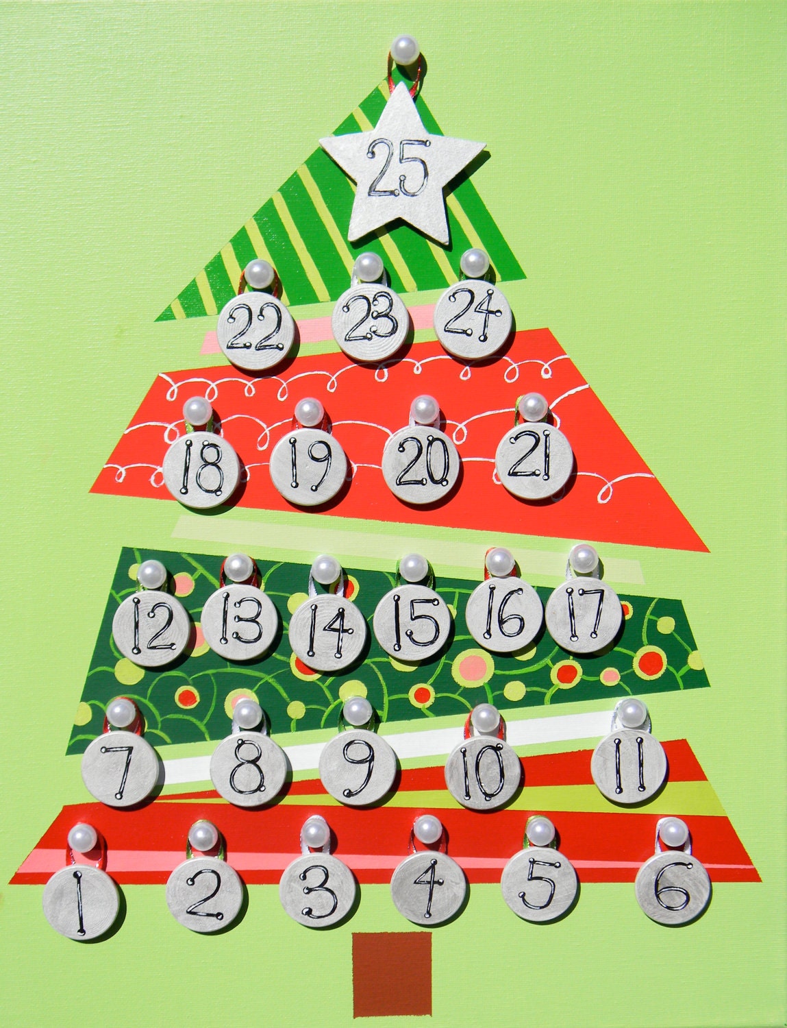 sale countdown christmas tree advent calendar by kateskidart sale countdown christmas tree advent calendar by kateskidart