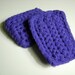 Crocheted Double Layered Scrubbie - Purple - OSA024