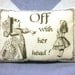 Alice In Wonderland  Queen Vintage Style  Cushion Pillow