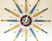 Half-Nelson Crochet Covered Wall Clock