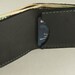 Leather Wallet, Black Chap, Full Grain, Hand Stitched
