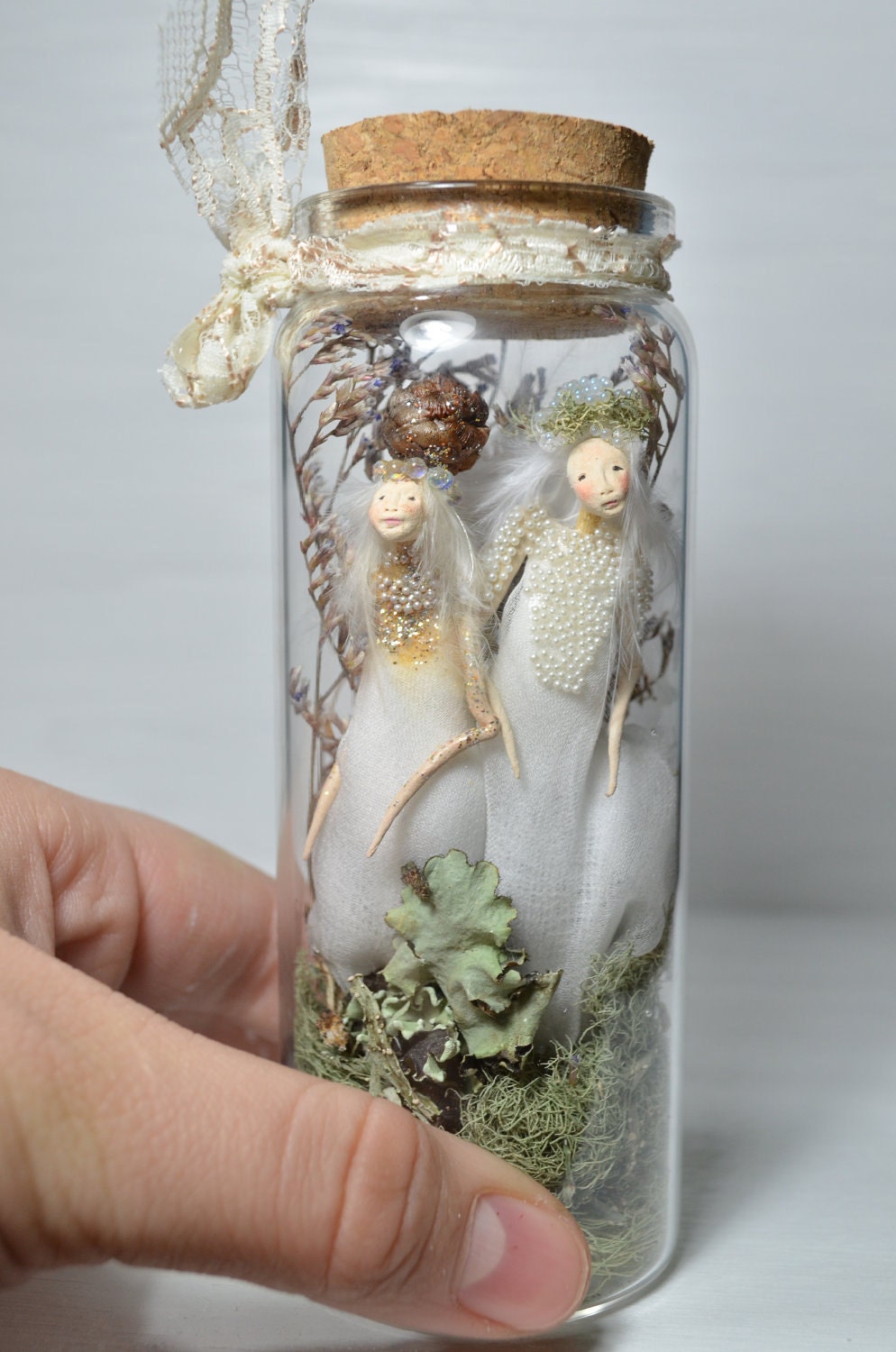 Mother and Daughter - Lady of the Woodland - Woodland Spirit - Nigrica Miniatures sculpt hand made by Johana Molina