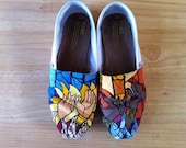 Custom, Hand Painted Shoes/TOMS.