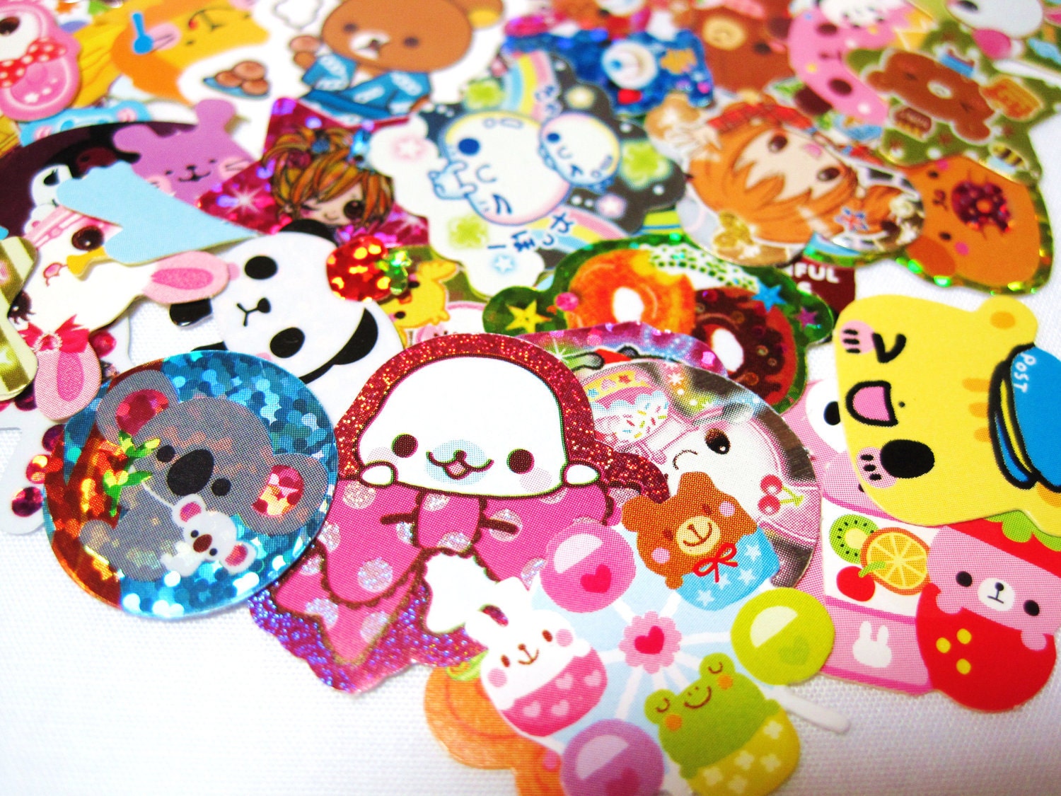Kawaii Sticker Flakes Supply Set B Mini