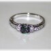 New gorgeous silver 925 ring with amazing mystic topaz and zircons ring size 8 engagement SALE