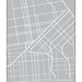San Francisco City Map Art Print / Digital Print Wall Poster / 8x10 / Choose your color