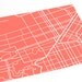 San Francisco City Map Art Print / Digital Print Wall Poster / 8x10 / Choose your color