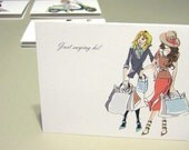 Fashion Illustration Greeting Cards (Blank Inside)