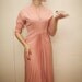 RESERVED amazing '50s "plissé soleil" pink french cocktail/party dress/madame Grès