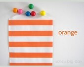 ORANGE TREAT Bags-Orange favor bags-favor packaging-goody bags-favor bags-lalaloopsy-halloween-20 count Il_170x135