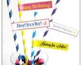 CUSTOM FLAGS for your paper straws or cake pops Il_170x135