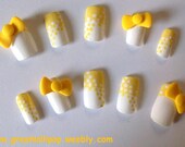 Japanese 3D Nail Art Set - Polka Dot Swirl with Bows or Roses
