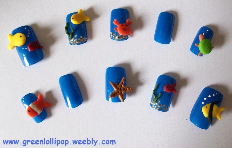 Japanese 3D Nail Art Set - Under the Sea