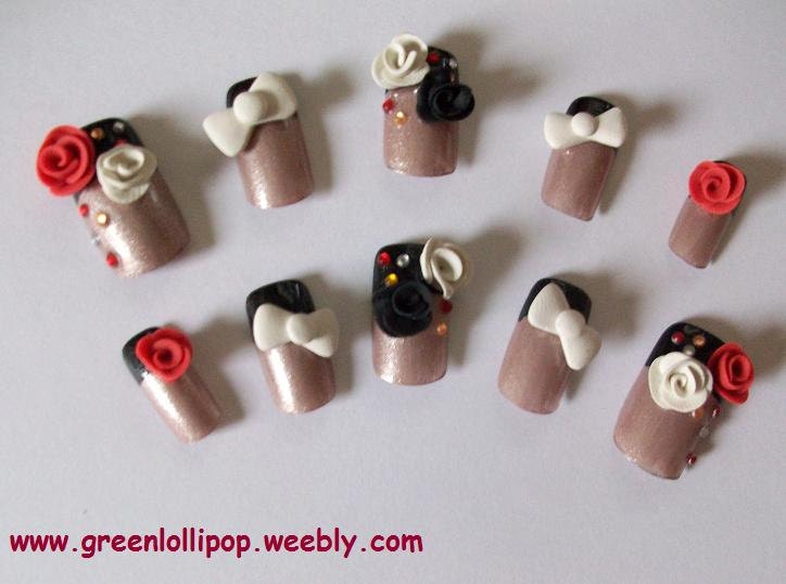 Japanese 3D Nail Art Set- Lovely Roses