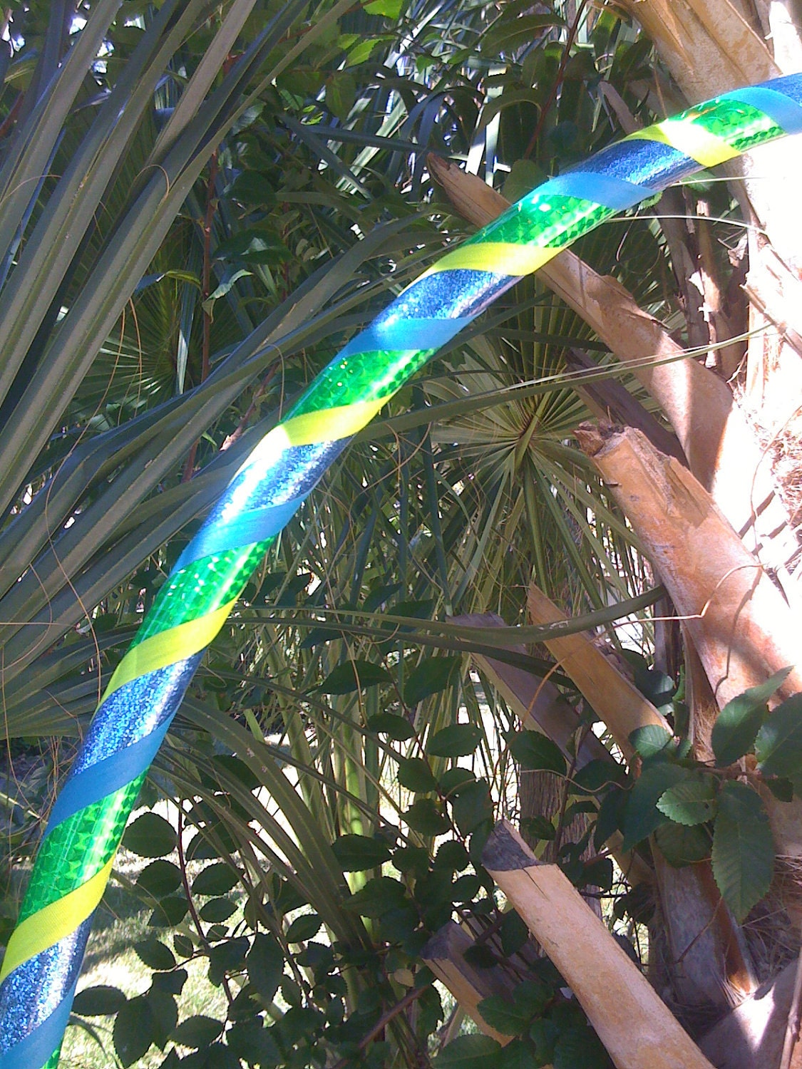 In Stock SUMMERTIME Custom Hula Hoop - 36 Inch Dance Weight