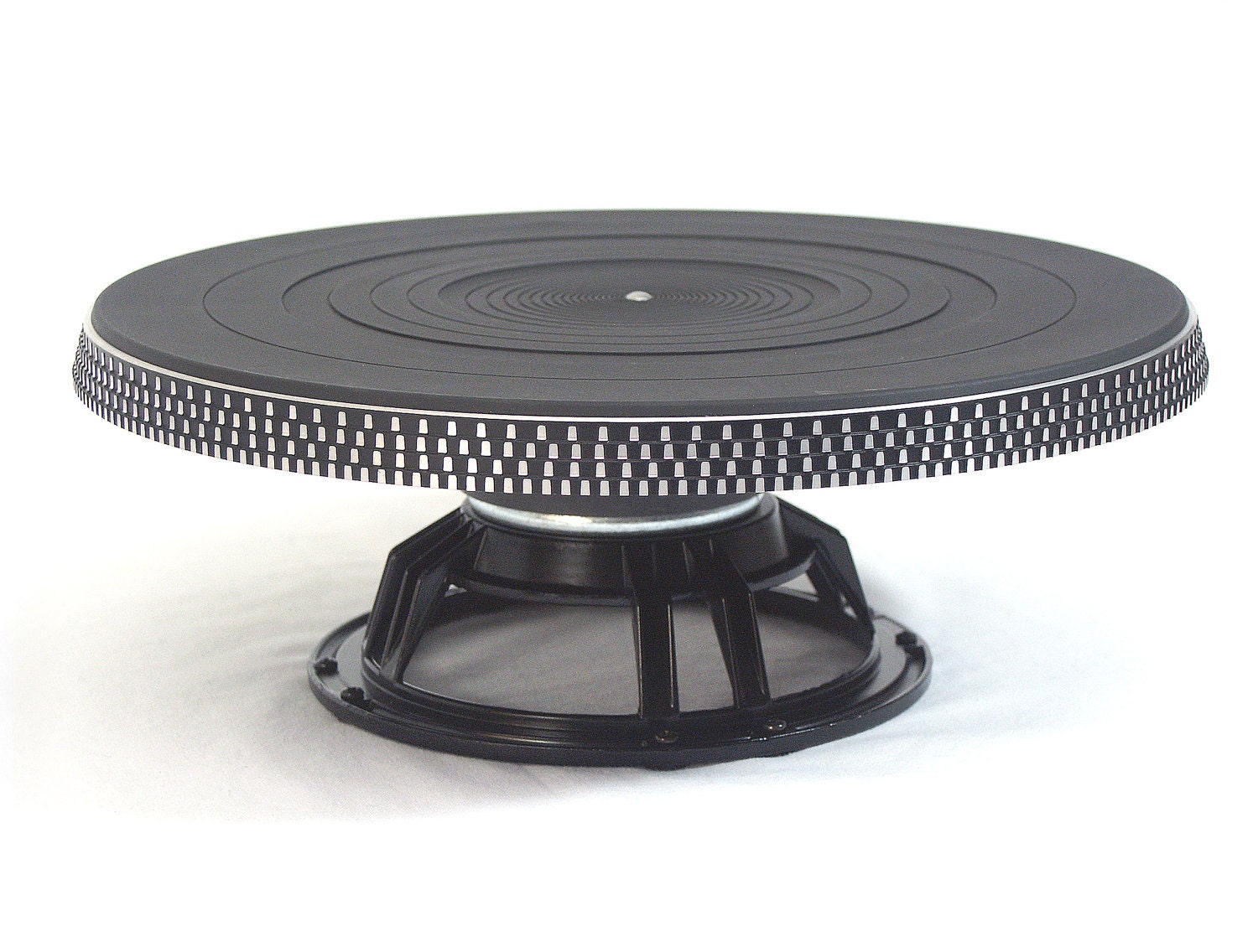 Turntable Cake Pedestal IV from The Audio Buffet Line