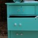 Tiffany Blue Antique Dresser
