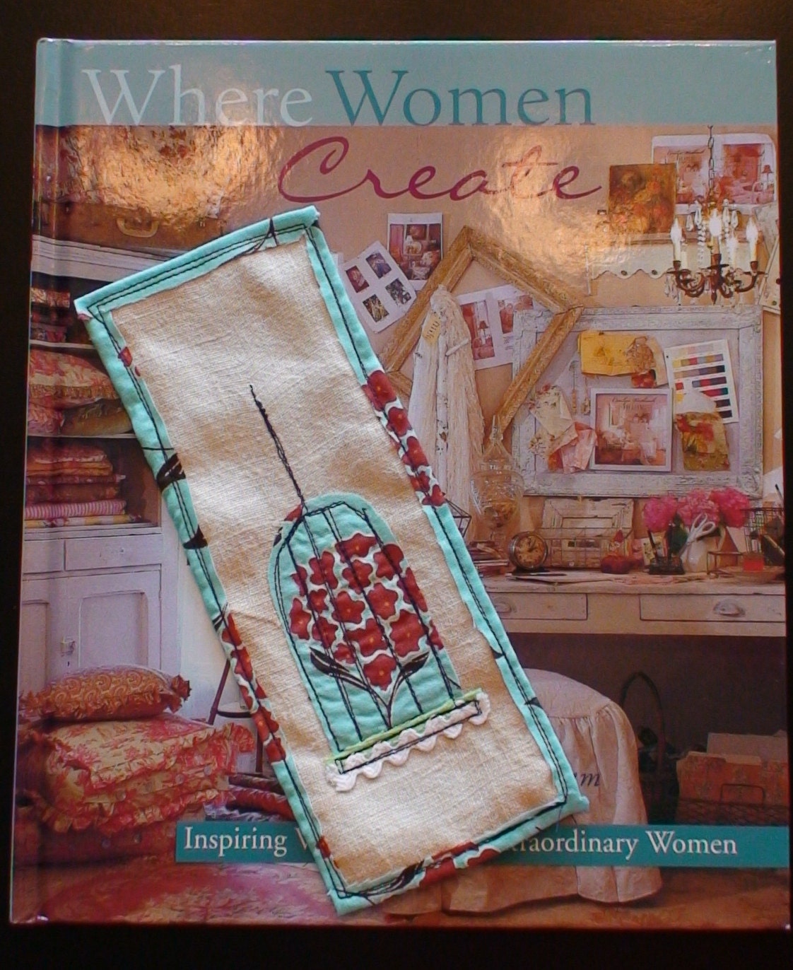 Anthropologie inspired birdcage bookmark