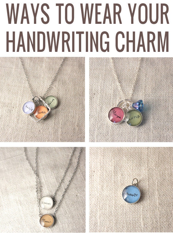 Your Child's Handwriting or Signature 12 mm charm