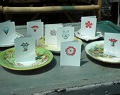 Vintage Flower Mini Notecards