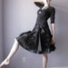 BLACK MAGIC - HiddenRoom black satin skirt