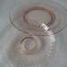 Set of Two Pink Depression Glass Plates...Different Sizes