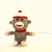 Needle Felted Sock Monkey