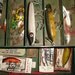 Vtg Fishing Tackle Box Loaded with wood & plastic Lures, baits, spoons, rapalas, Heddons, Flatfish etc