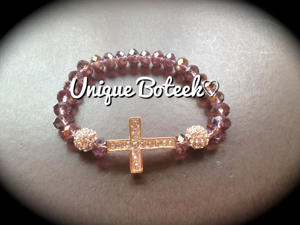 Sideways MINI Cross Bracelet - Check out my other NEW listings.