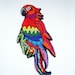 Parrot jewelry - brooch "Scarlet Macaw" - MADE TO ORDER