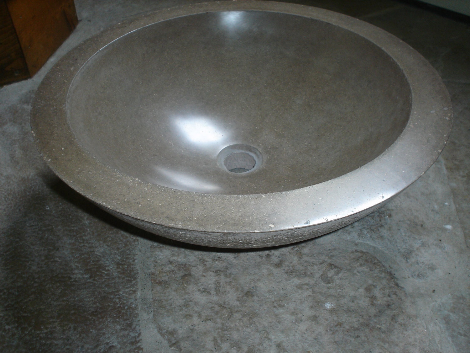 Beautiful shiny cast concrete vessel sinks by concretelover