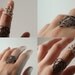 Eastern Flower Ring - Sterling Silver