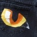 High-Waisted Hand-painted Cat Eye shorts (Lee) Size 12M