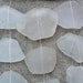 Sea Glass & Driftwood Mobile / Suncatcher - Clear/White