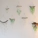 Sea Glass & Driftwood Mobile - Brown, Green, and Clear - Chevron