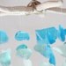 Sea Glass & Starfish Mobile - Ombre Blues
