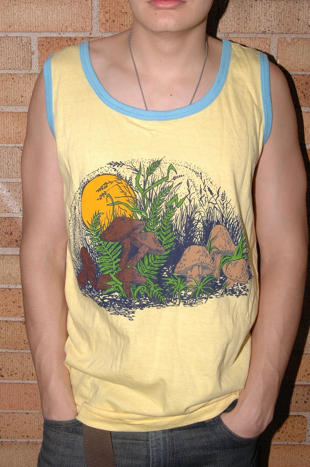 Vintage kings road mushroom tank top
