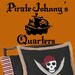 Boys Personalized name PIRATES Quarters and SHIP vinyl wall lettering sayings words Decal