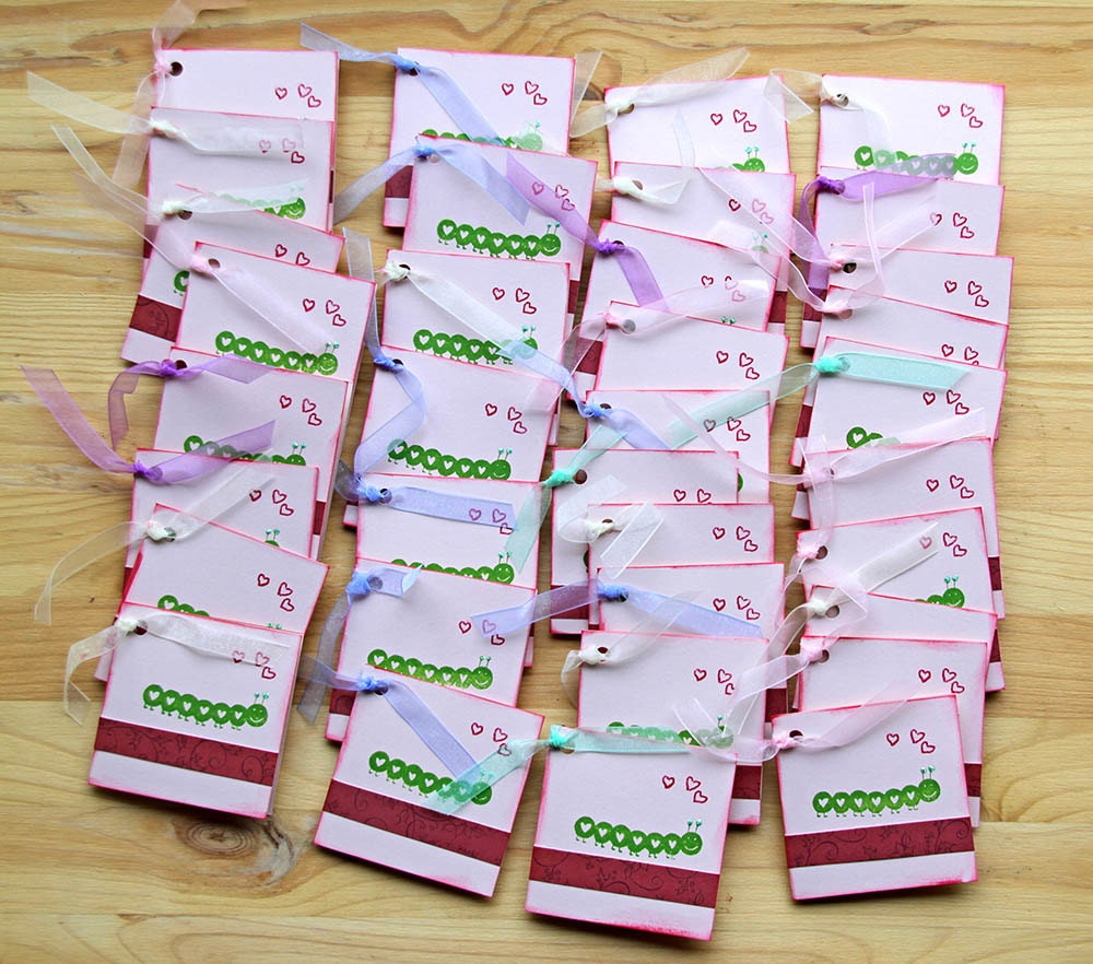 Kids Classroom Valentine Cards 35 Mini Notecards