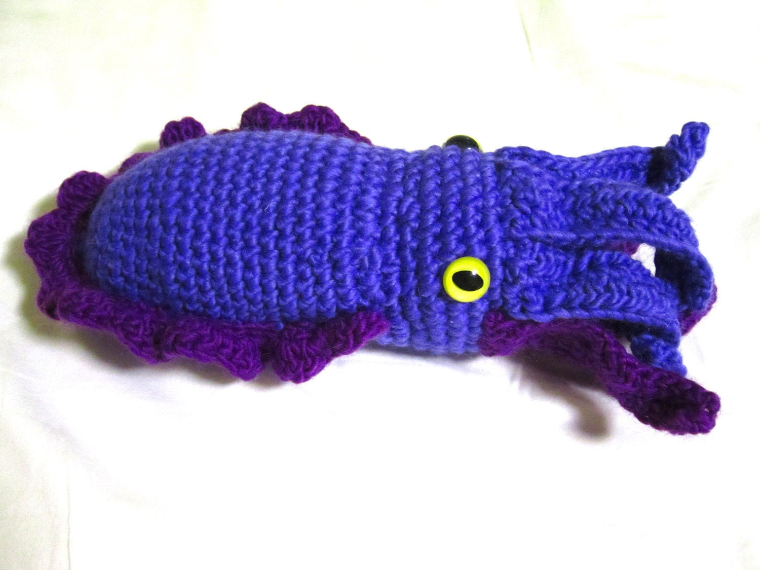 Crocheted Amigurumi Pattern - Cuttlefish (Large)