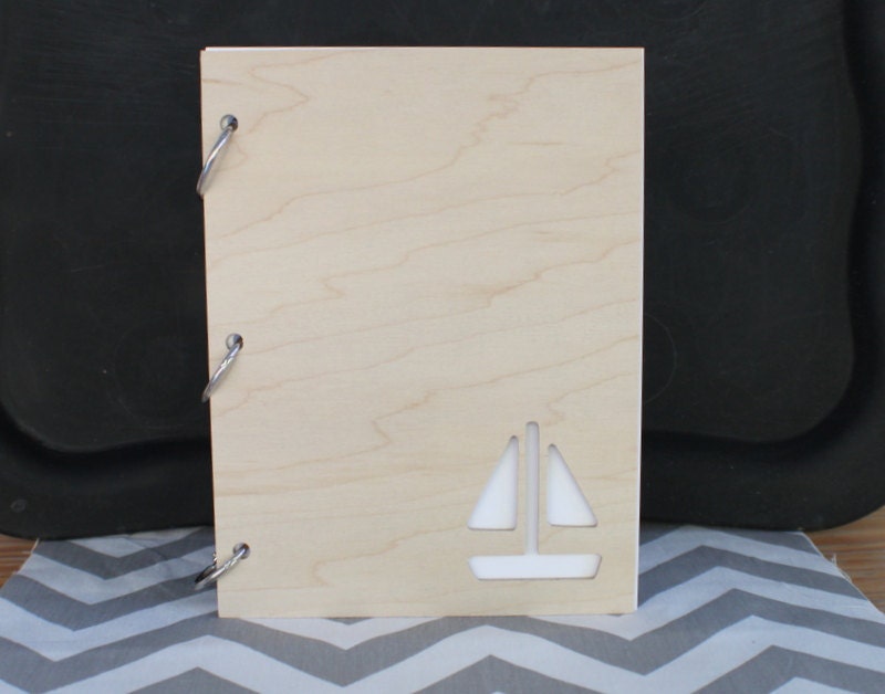 Sail boat 6X8 travel journal/ album