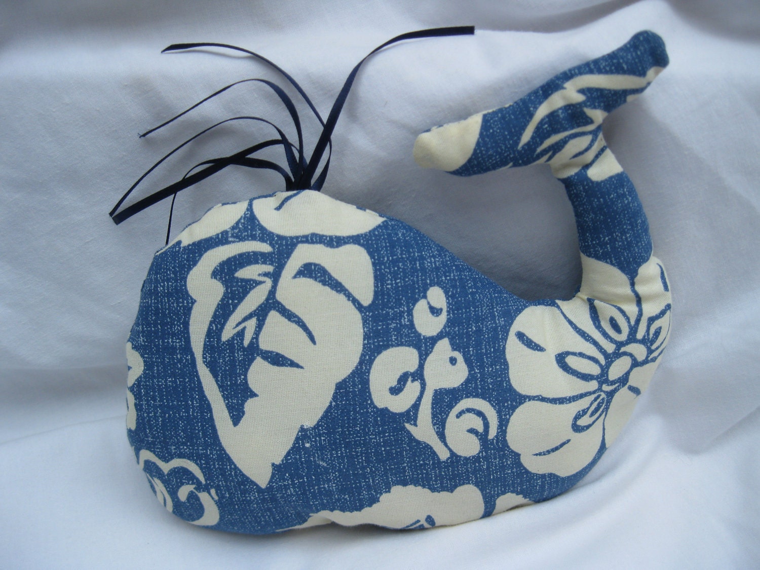 Tropical Blue Whale (Stuffed Baby Toy/ Teether)