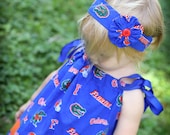 Florida Gators Pillowcase Dress AND Headband