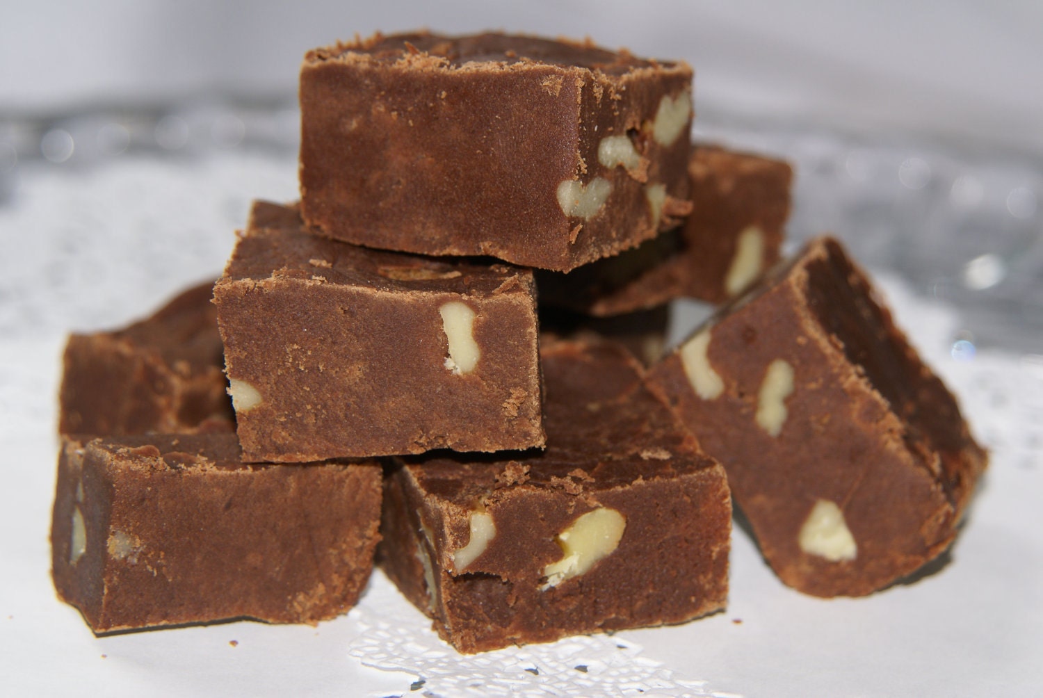 Old-Fashioned Chocolate Fudge With Walnuts  One Pound