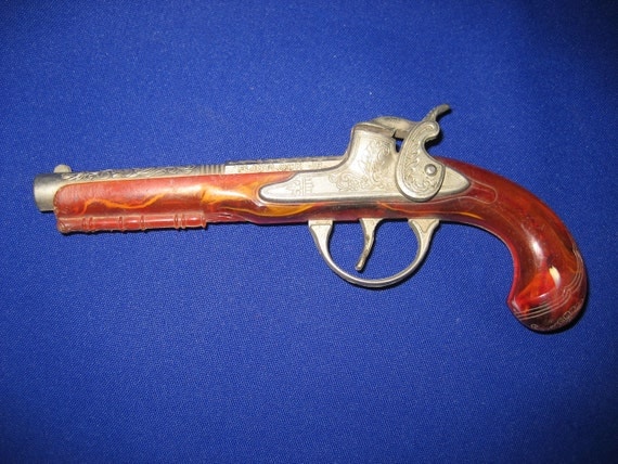 Vintage Hubley Pirate Cap Gun Flintlock Jr by GoodysFromThePast
